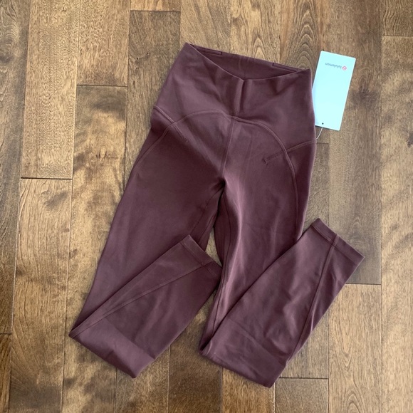 lululemon fast and free brown earth